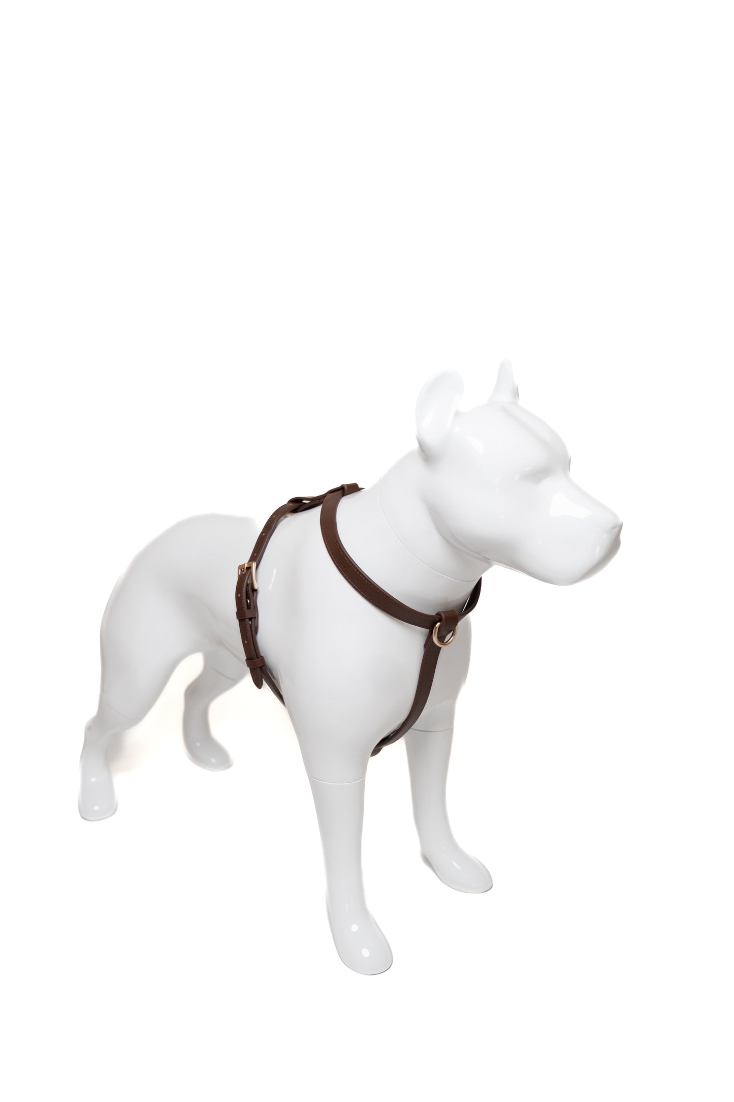 Vegan Leather Dog Harness | Brown