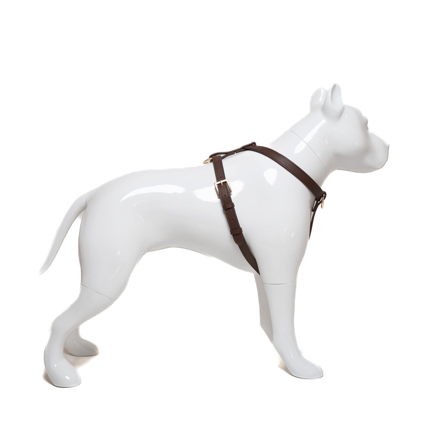 Vegan Leather Dog Harness | Brown