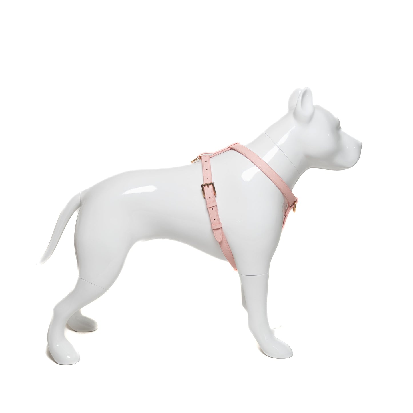 Vegan Leather Dog Harness | Pink