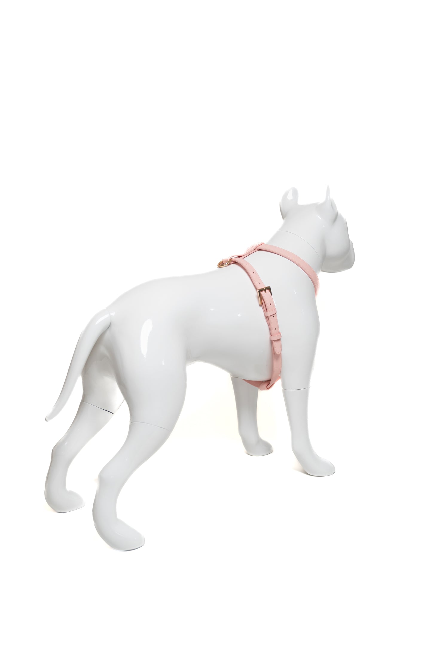 Vegan Leather Dog Harness | Pink