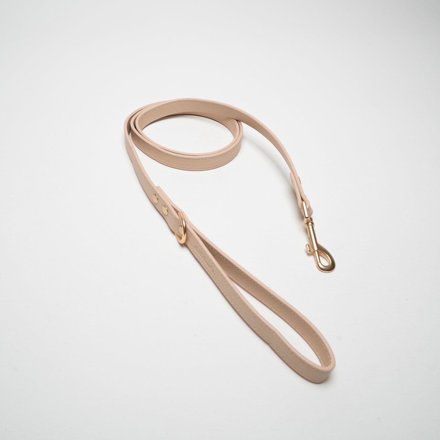 Vegan Leather Dog Leash | Nude