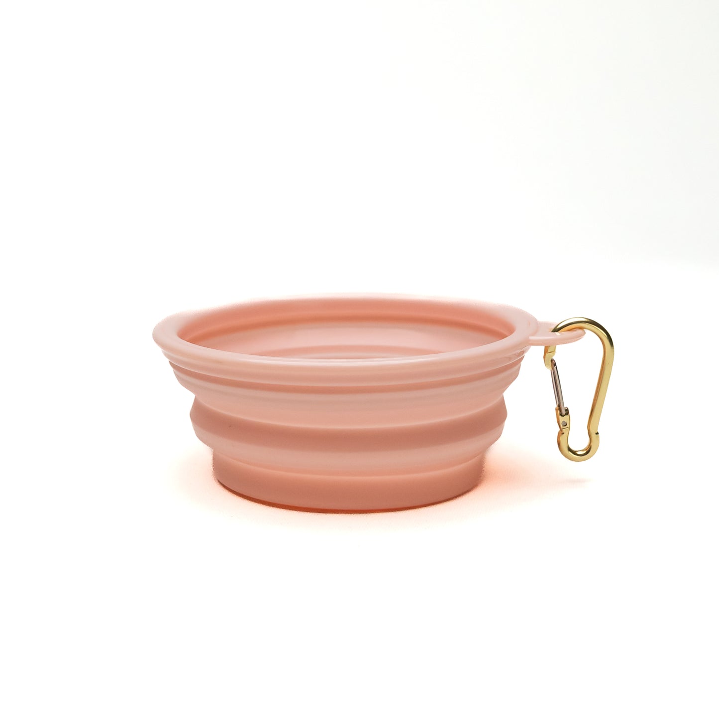 Collapsible Portable Silicone Travel Dog Bowl | Pink