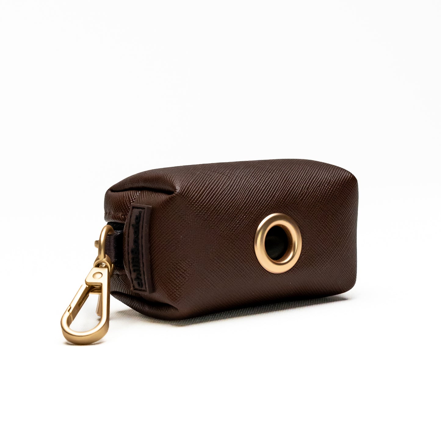 Poop Bag Holder | Vegan Leather | Brown
