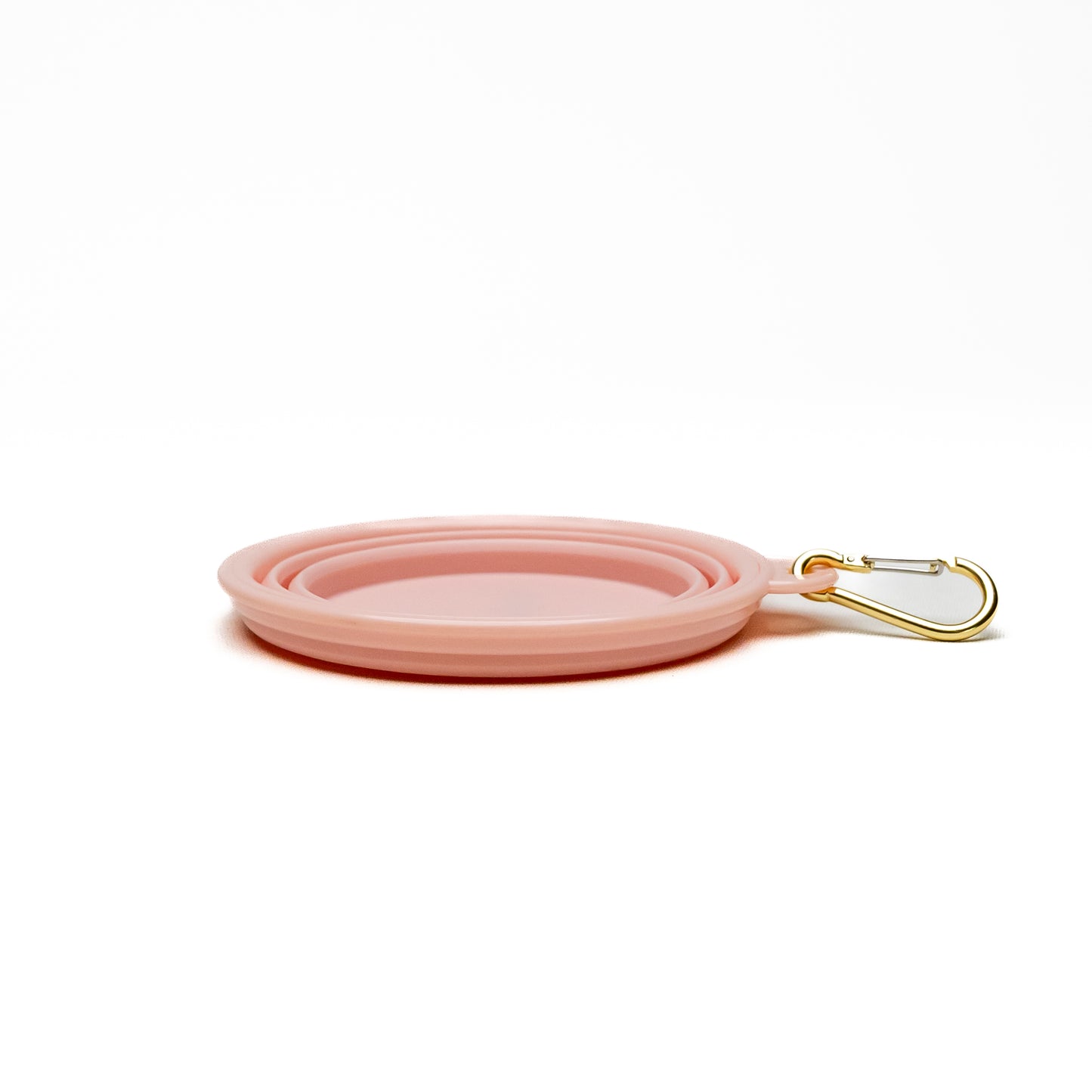 Collapsible Portable Silicone Travel Dog Bowl | Pink