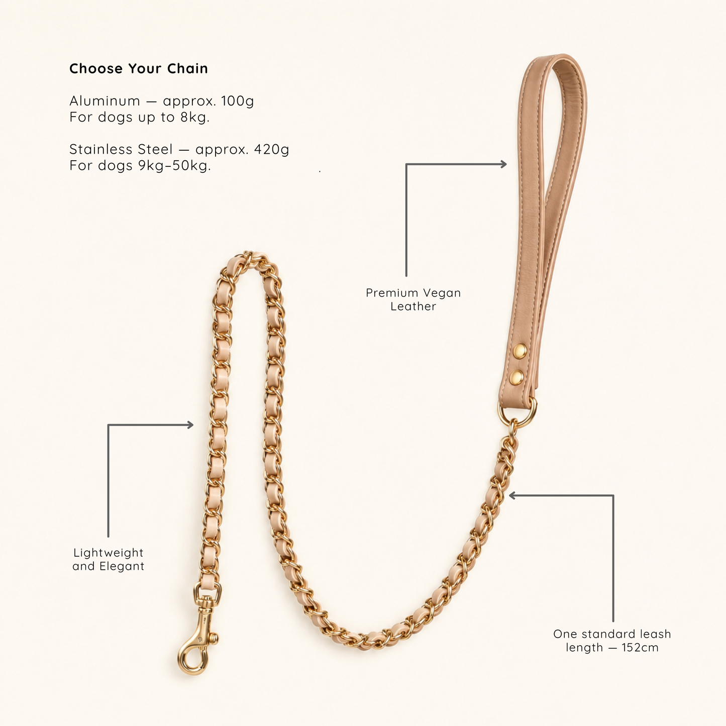 Coco Chain | Our Signature Leash