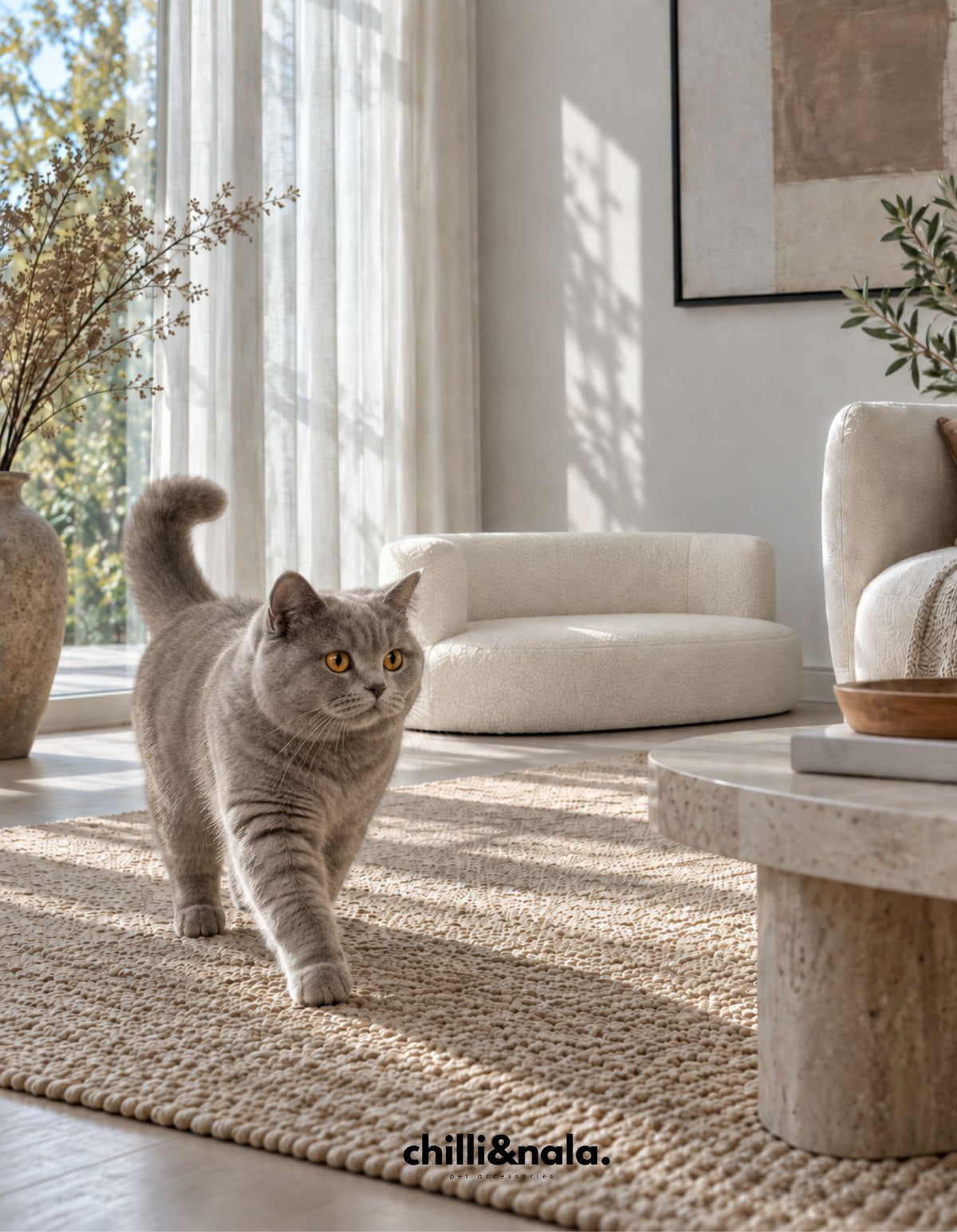 Bouclé Pet Lounge