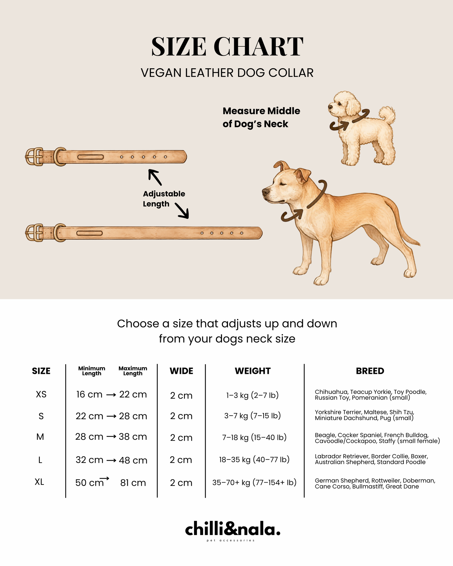 Collar | Vegan Leather | Nude