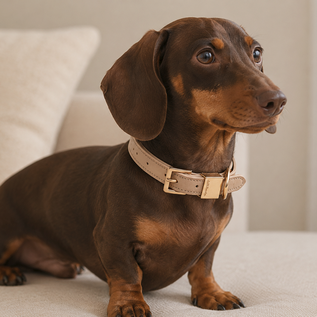 Collar | Vegan Leather | Nude