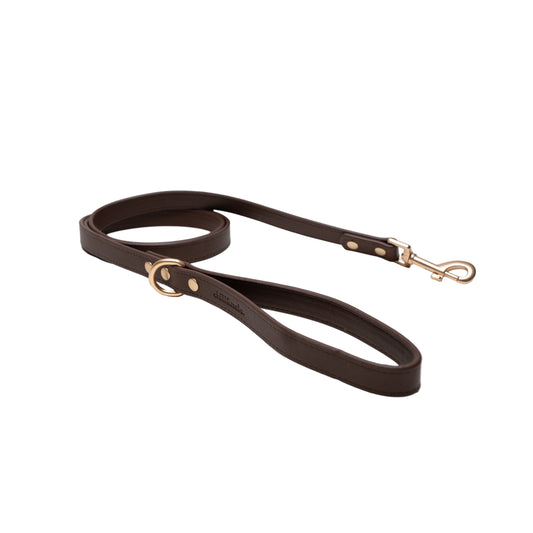 Vegan Leather Dog Leash | Brown
