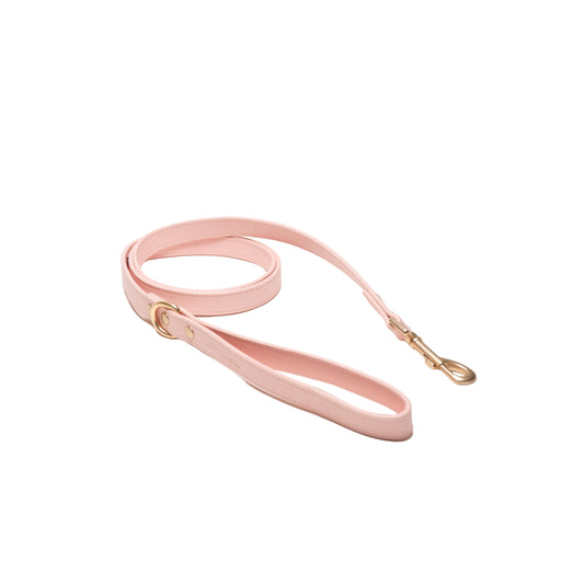 Vegan Leather Dog Leash | Pink