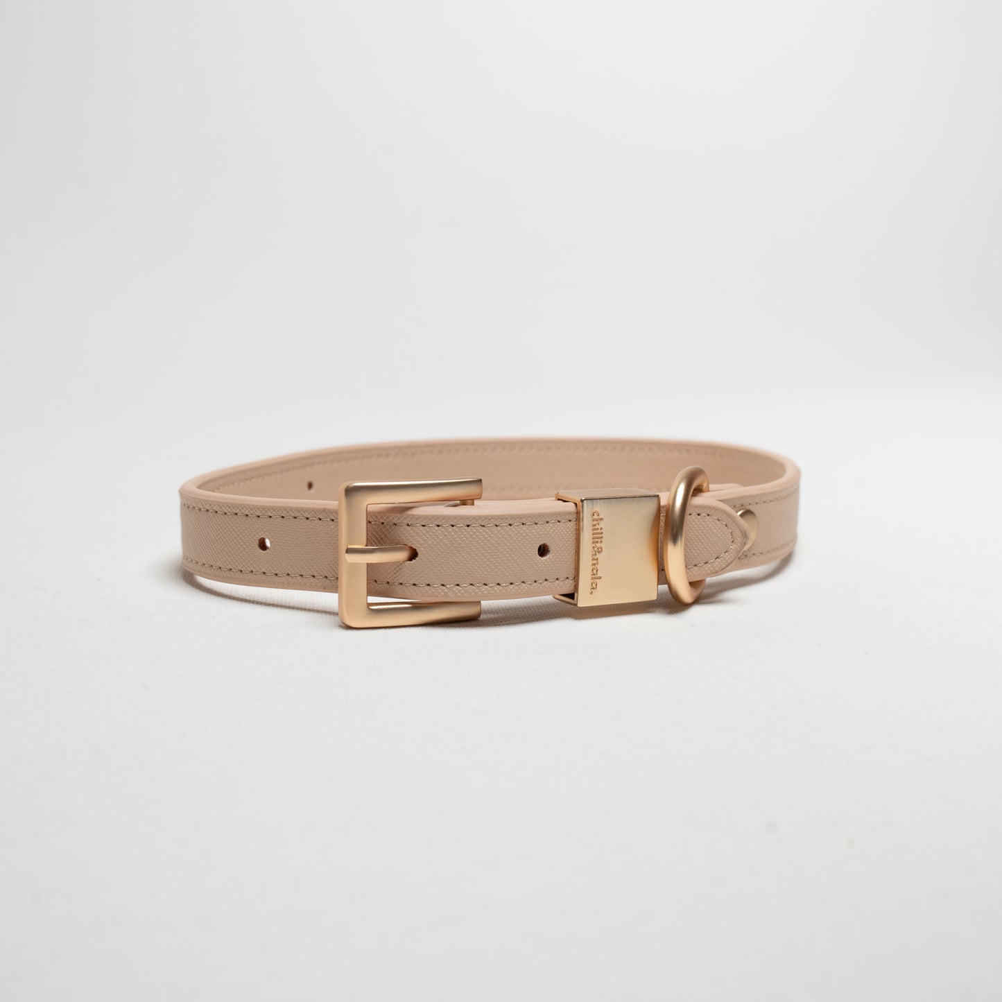 The Coco Chain & Vegan Leather Collar Set