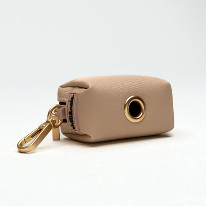 Poop Bag Holder | Vegan Leather | Nude