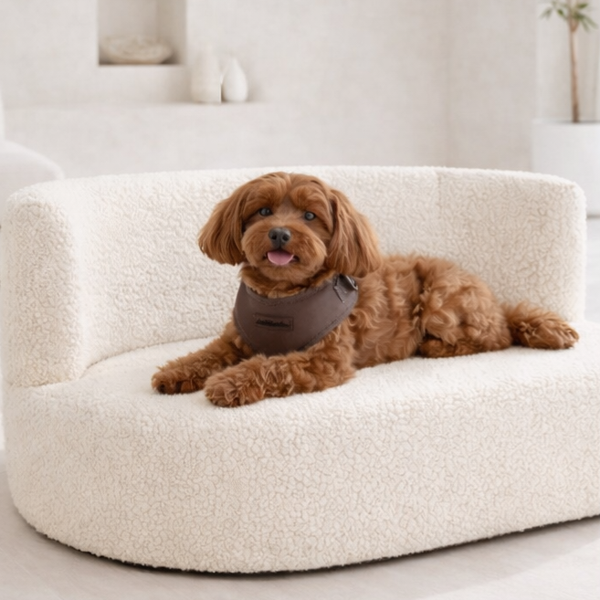 Bouclé Pet Lounge